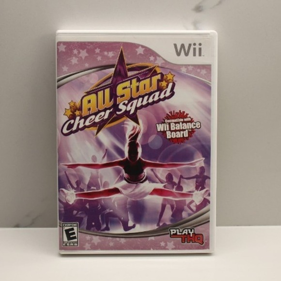 All-Star Cheer Squad Game Nintendo Wii, 2008 Complete In Box CIB w/ Manual - Picture 1 of 3